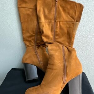 Brown Suede Women's Boots